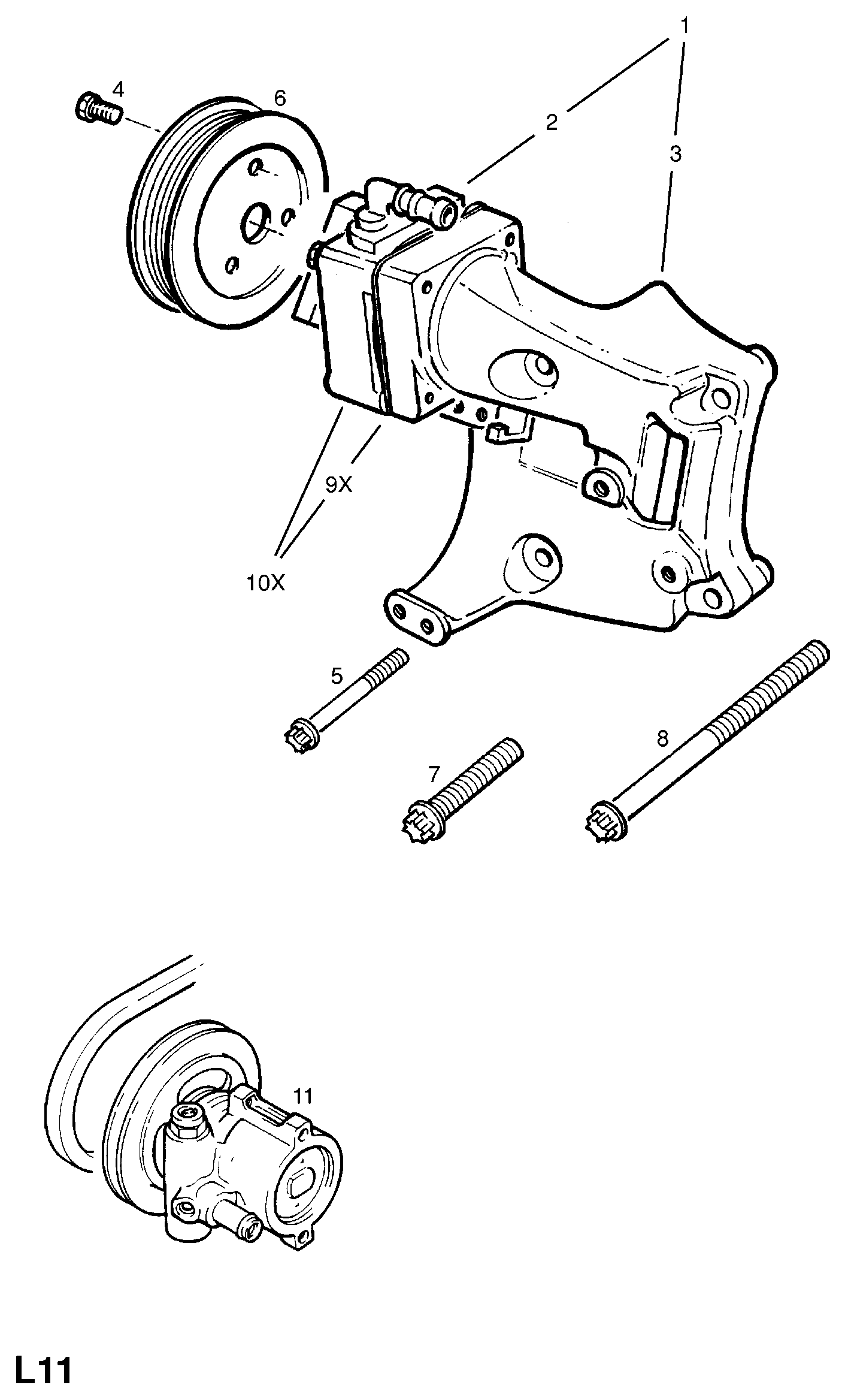 Opel 9 48 059 - Гідравлічний насос, рульове управління, ГУР avtolavka.club