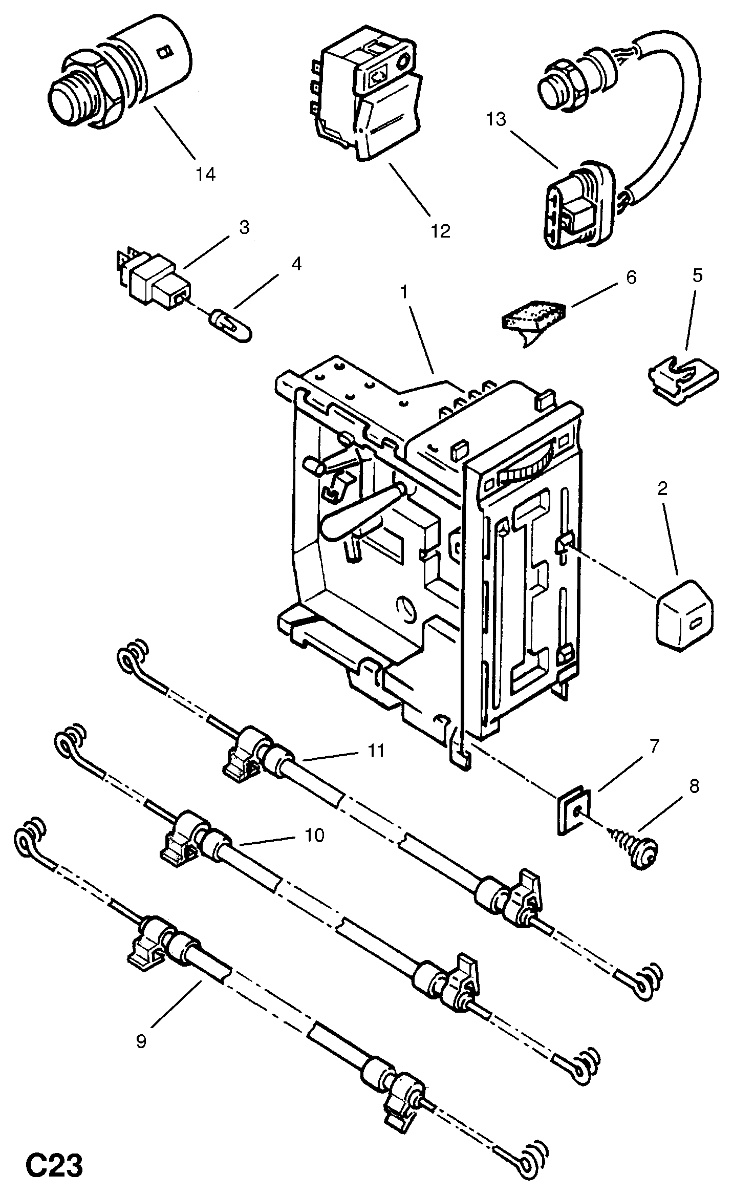 FORD 1 234 248 - Конденсатор, кондиціонер avtolavka.club