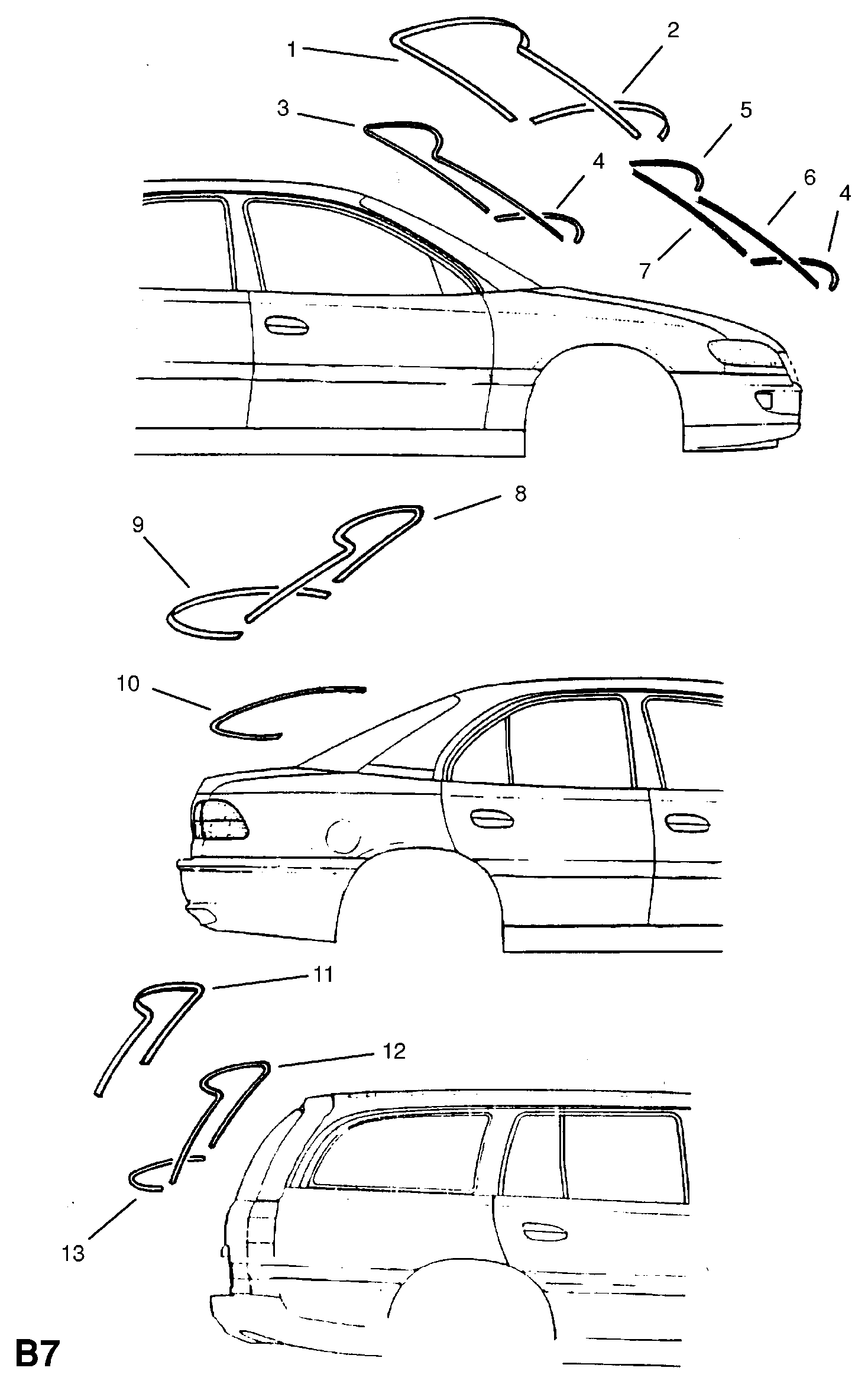 Opel 163901 - Облицювання / захисна накладка, вітрове скло avtolavka.club