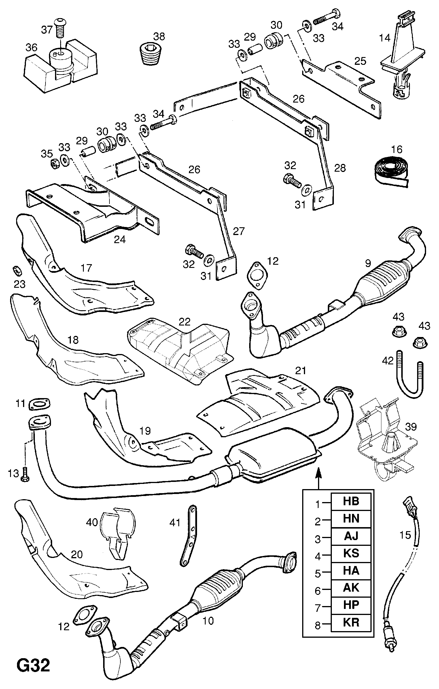 Vauxhall 854078 - Каталізатор avtolavka.club