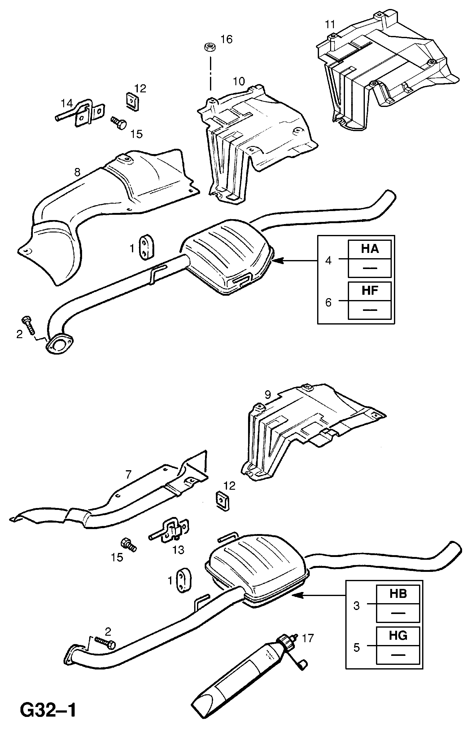 Vauxhall 852099 - Середній глушник вихлопних газів avtolavka.club