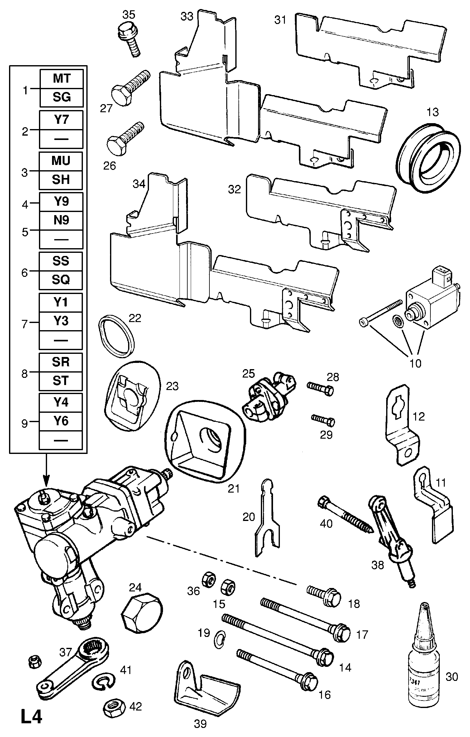 Opel 9 00 330 - Рульовий механізм, рейка avtolavka.club