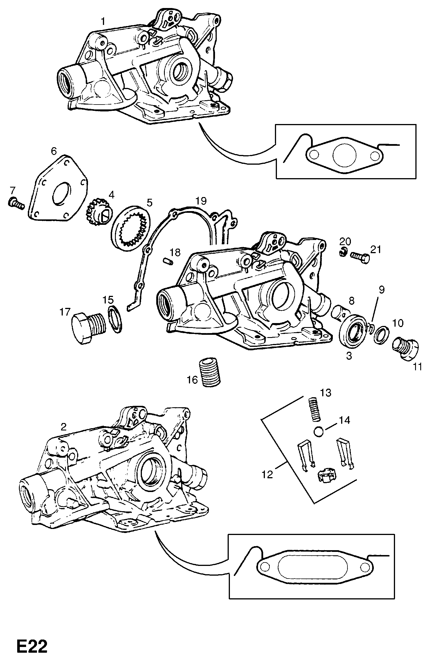 Opel 6 46 056 - Масляний насос avtolavka.club