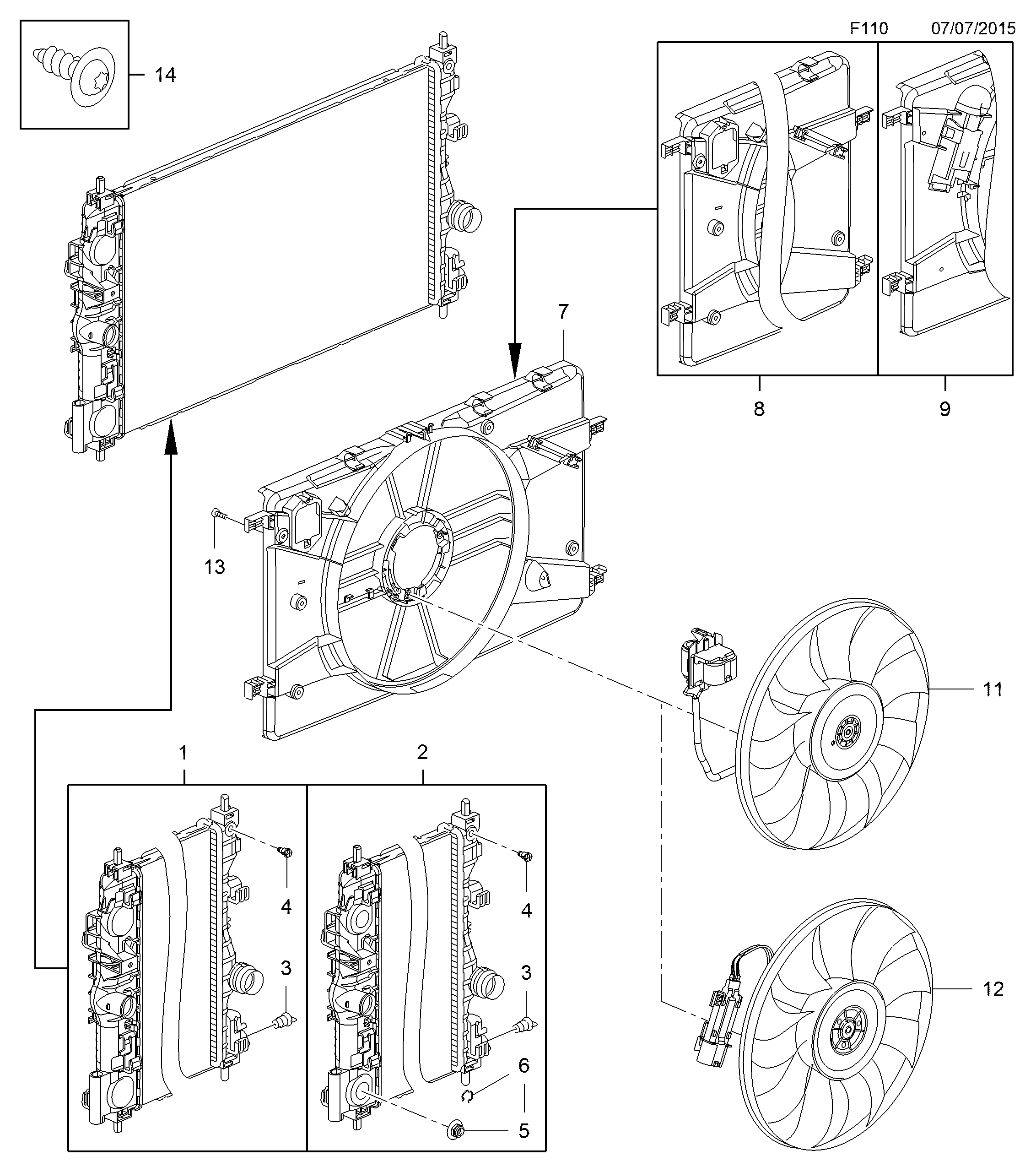 Vauxhall 13 00 298 - Радіатор, охолодження двигуна avtolavka.club