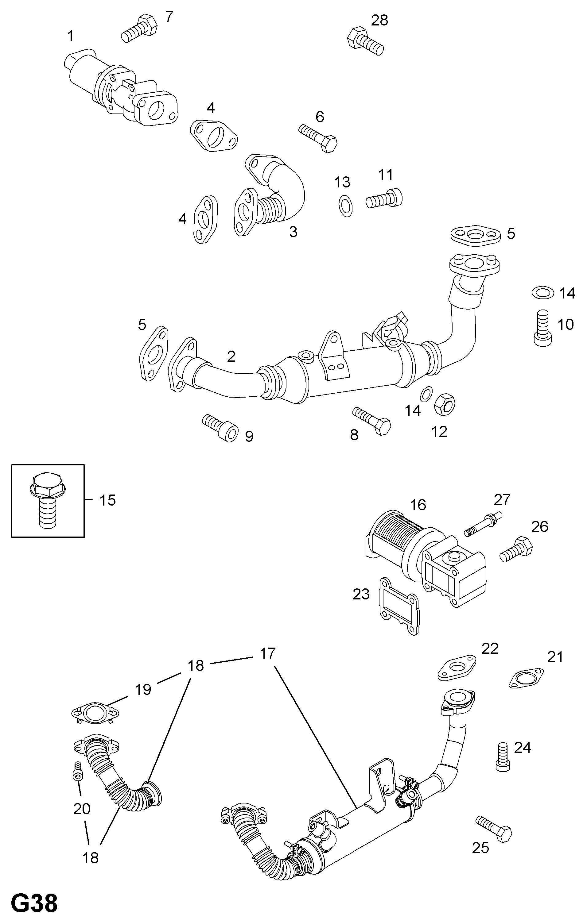 Opel 5851055 - Клапан повернення ОГ avtolavka.club