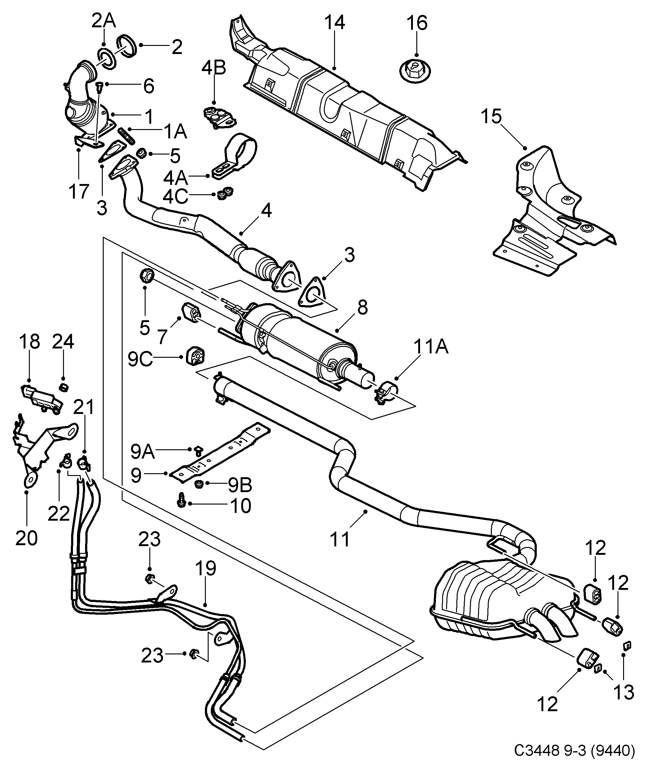 Vauxhall 55559629 - Каталізатор avtolavka.club