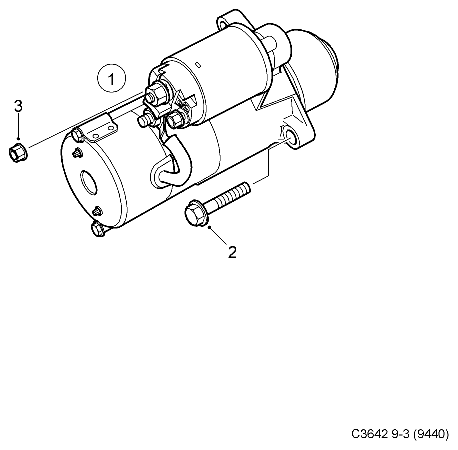 SAAB 55563538 - Стартер avtolavka.club