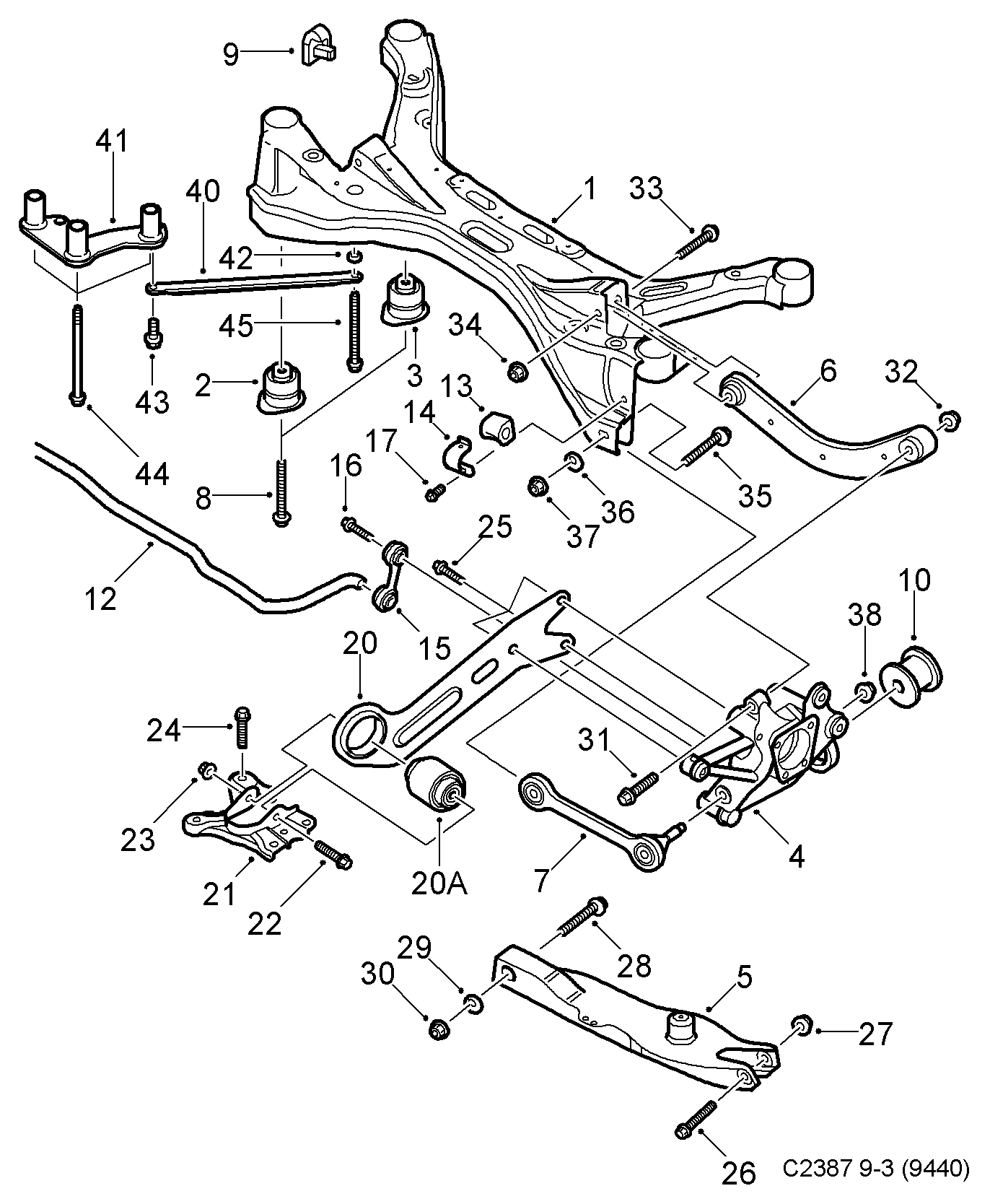 Opel 11102421 - Ремкомплект, підвіска колеса avtolavka.club