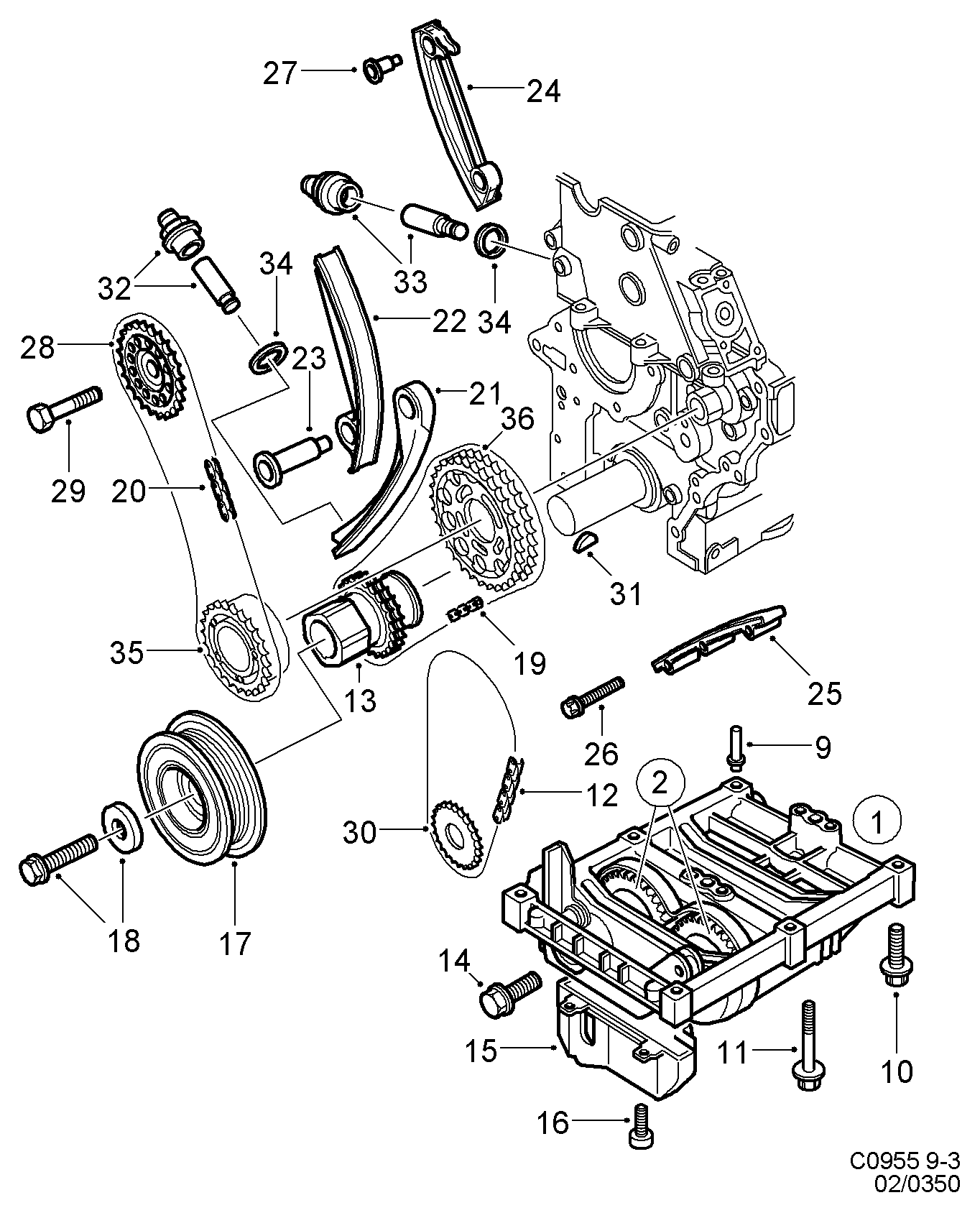 Opel 53 41 805 - Натягувач, ланцюг приводу avtolavka.club