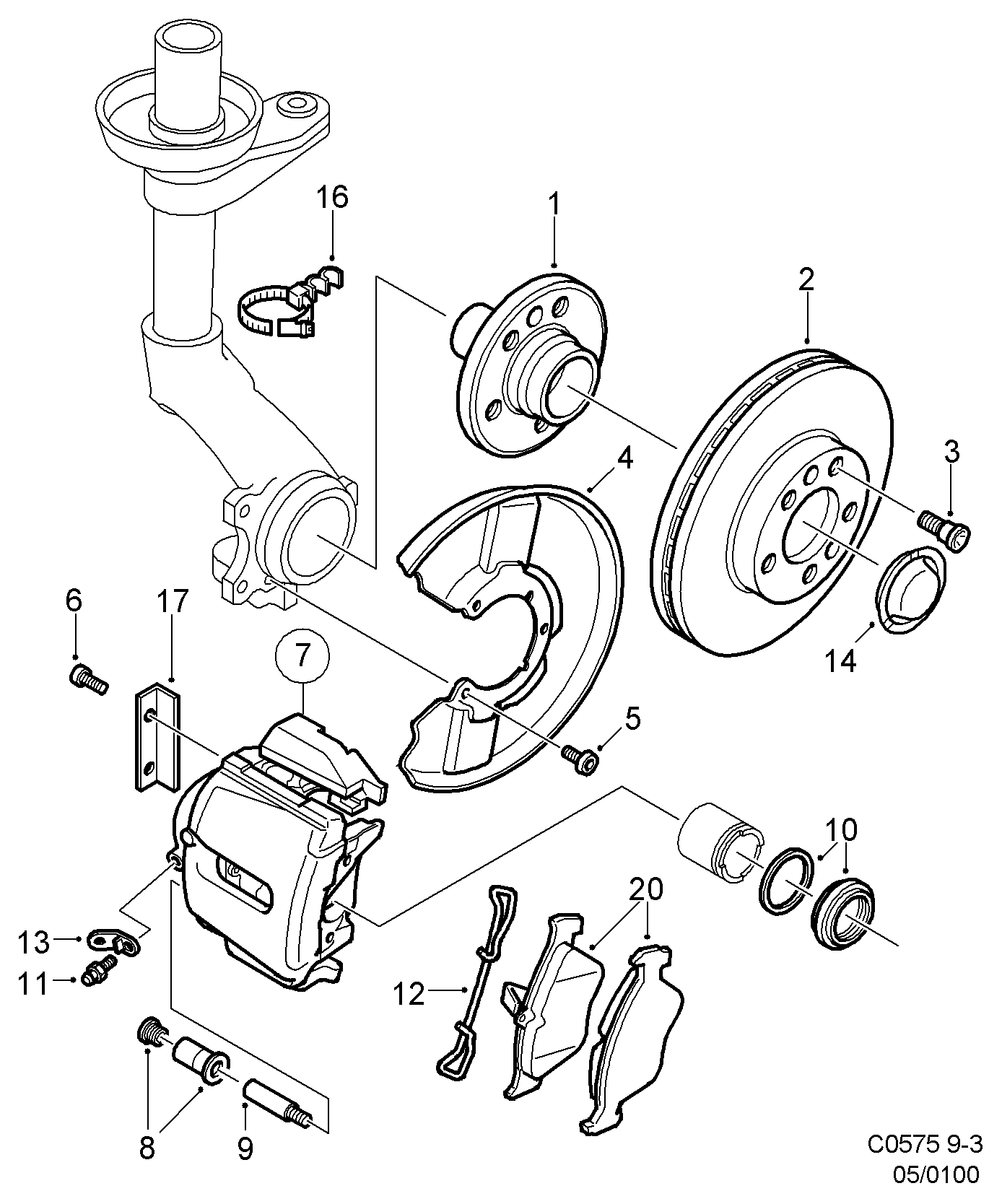 Vauxhall 51 24 078 - Гальмівні колодки, дискові гальма avtolavka.club