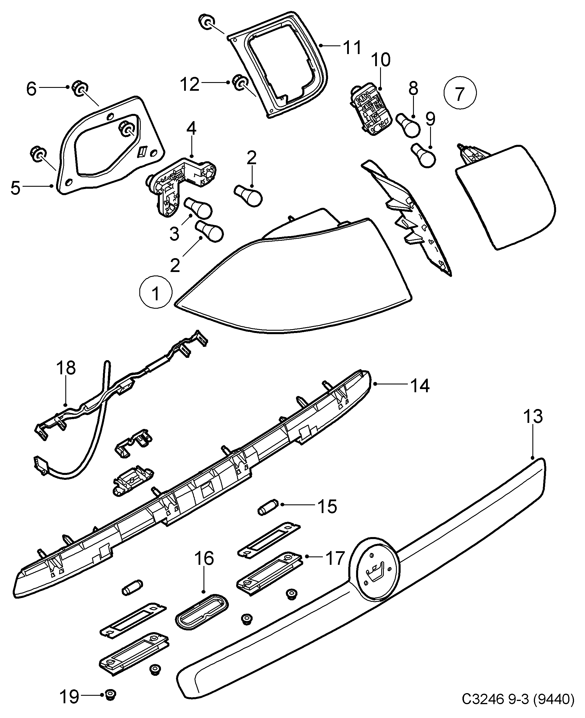 Vauxhall 93 190 473 - Лампа розжарювання, гальмо / габаритний вогонь avtolavka.club