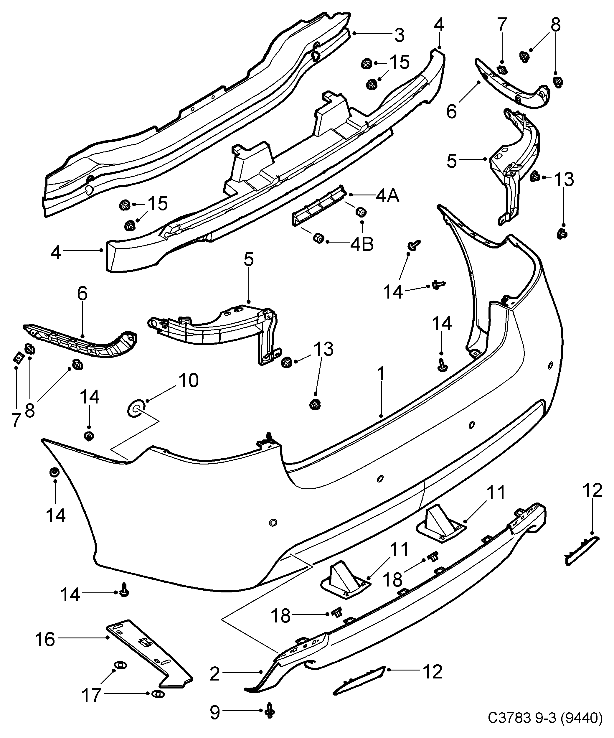 Vauxhall 90413589 - Зажим, молдинг / захисна накладка avtolavka.club