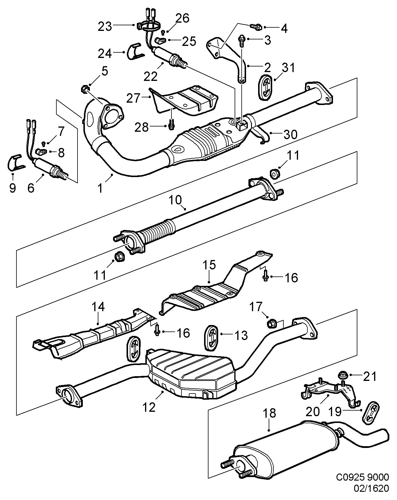 Opel 4660494 - Лямбда-зонд, датчик кисню avtolavka.club