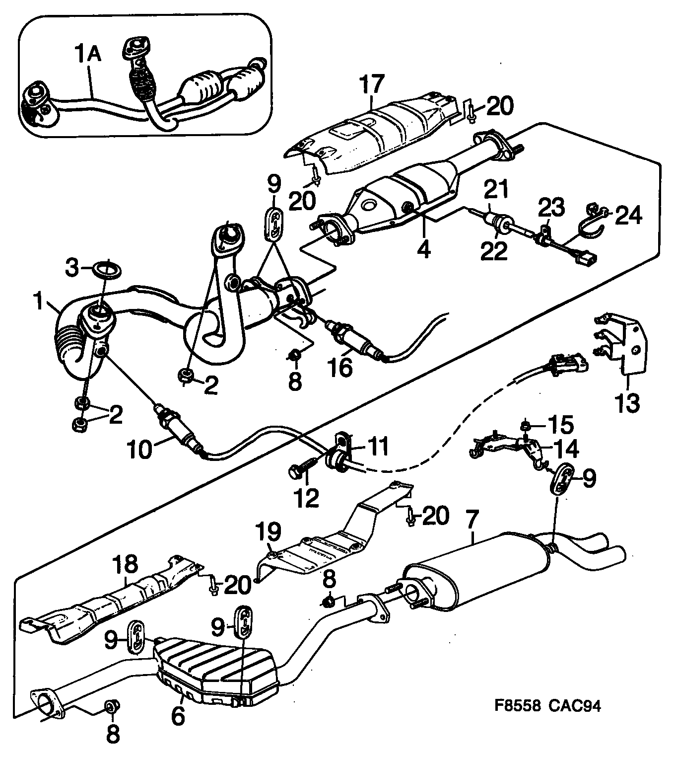 Opel 4660163 - Лямбда-зонд, датчик кисню avtolavka.club