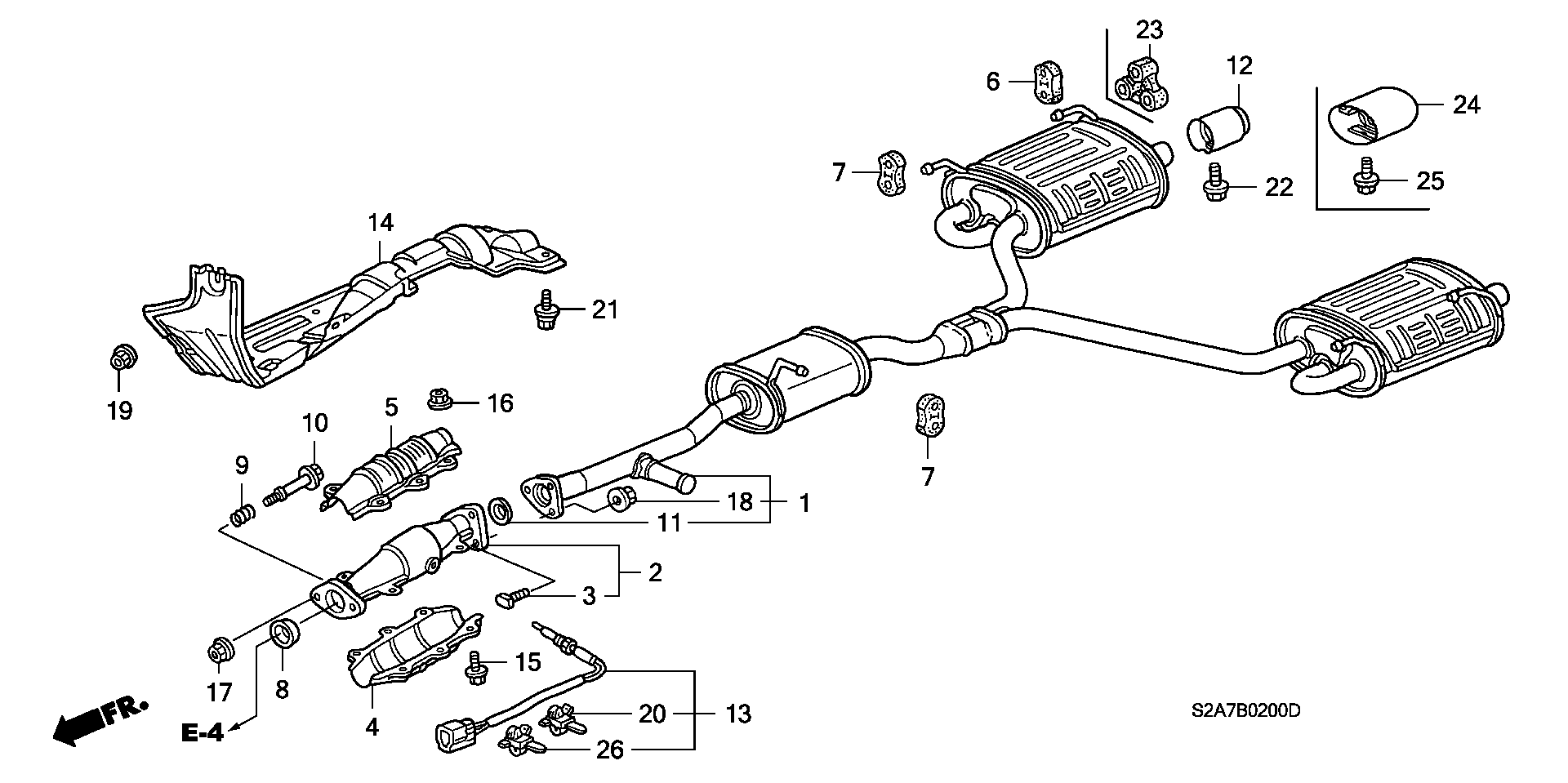 Honda 18215-SP0-A00 - Втулка, стабілізатор avtolavka.club