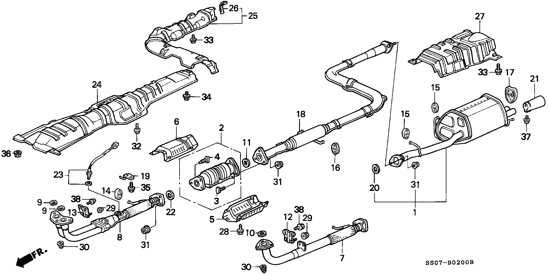 MAZDA 18215SA7000 - Втулка, стабілізатор avtolavka.club