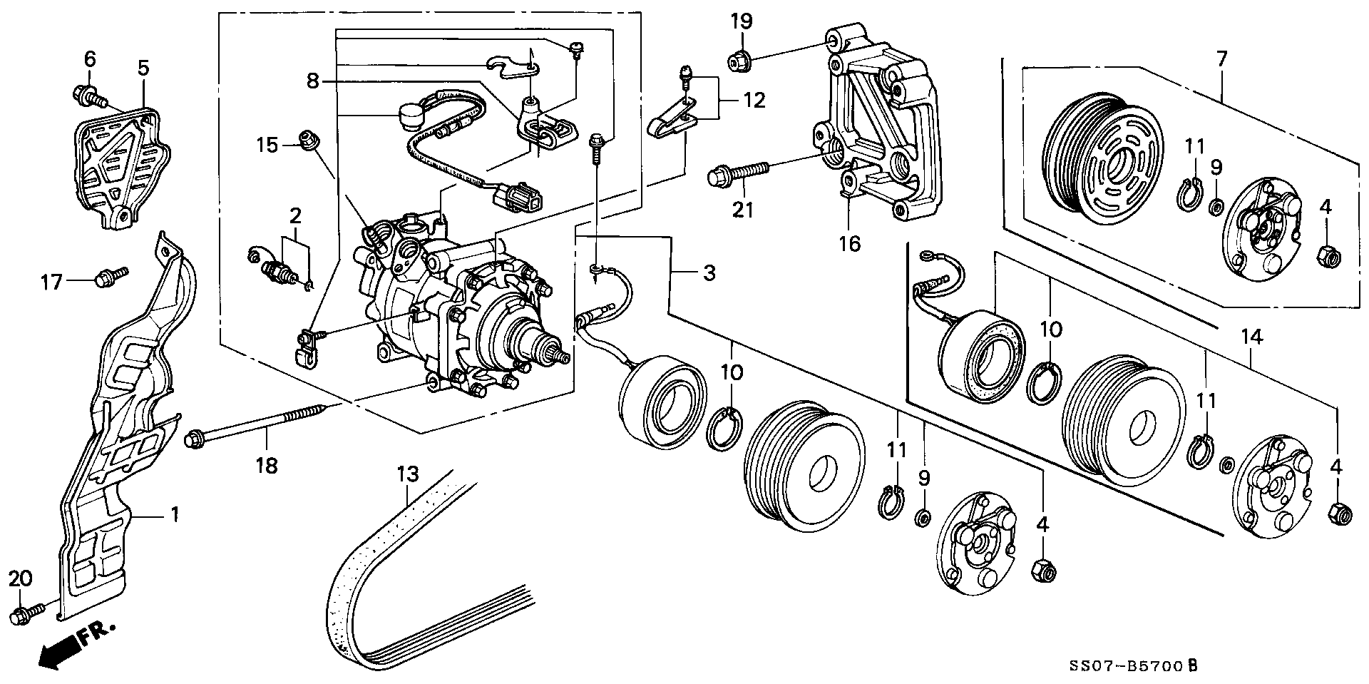 Mitsubishi 38920P14A01 - Поліклиновий ремінь avtolavka.club