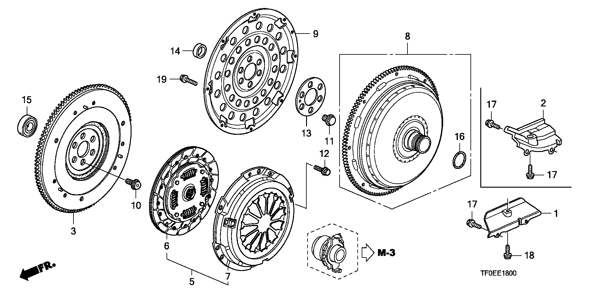 Honda 22200-RB0-005 - Диск зчеплення avtolavka.club