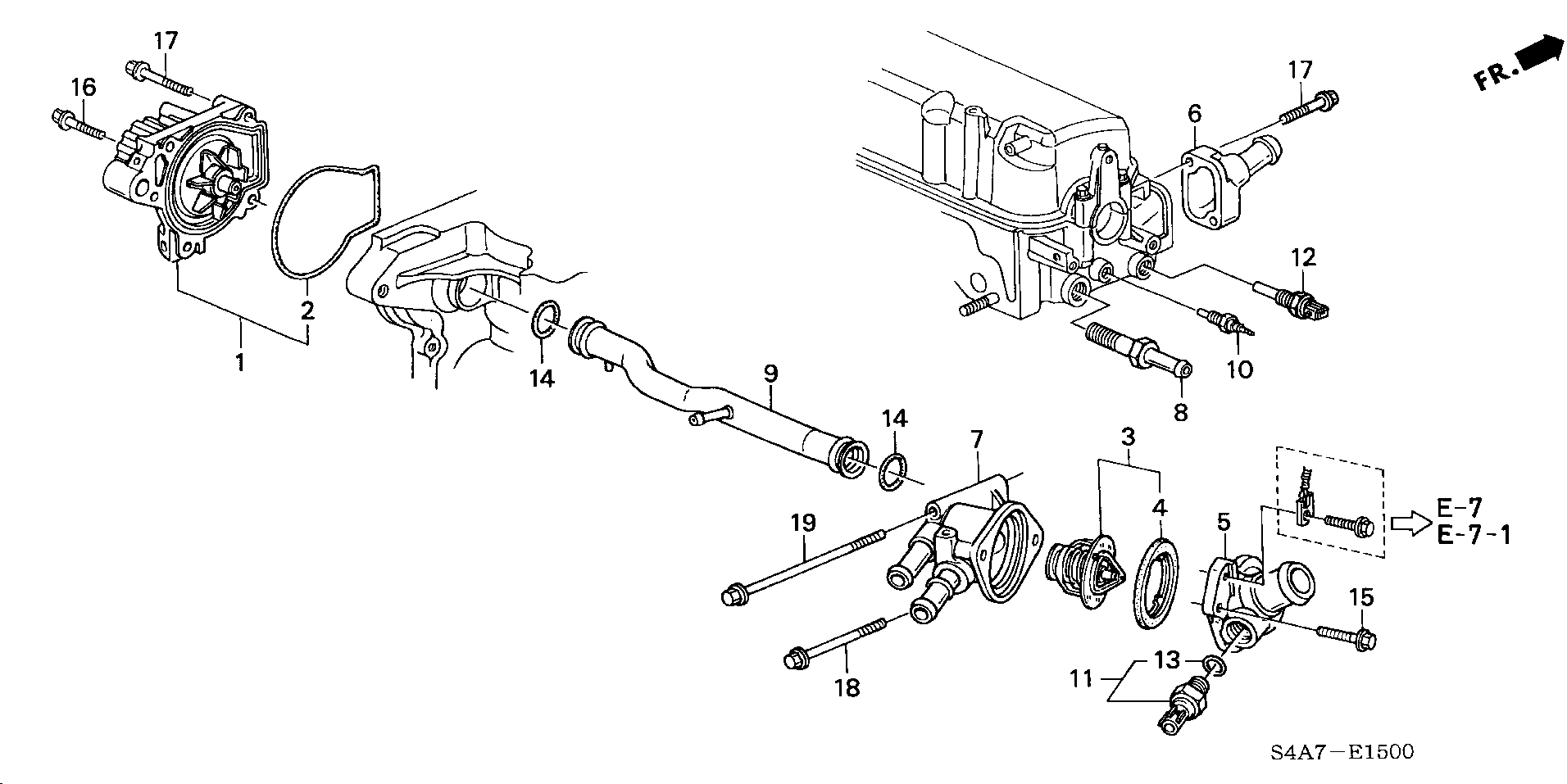 Honda 37870-PDF-E01 - Датчик, температура охолоджуючої рідини avtolavka.club