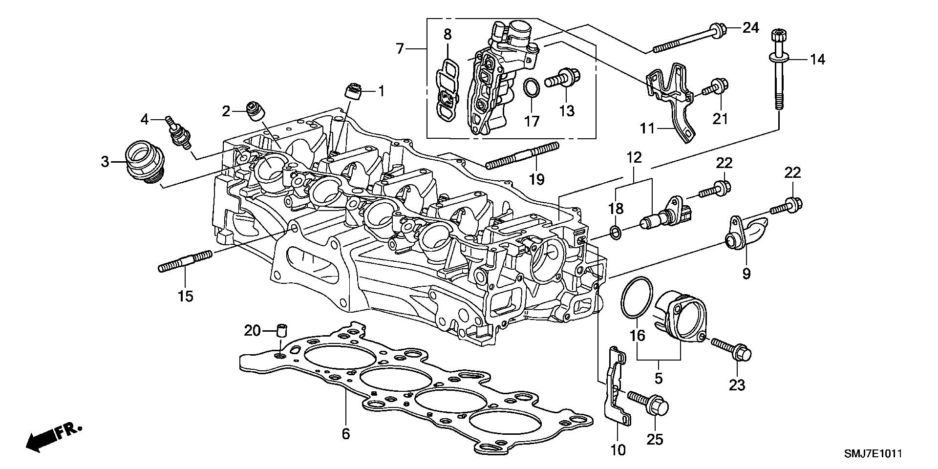 Honda 12211-PZ1-004 - Кільце ущільнювача, шток клапана avtolavka.club