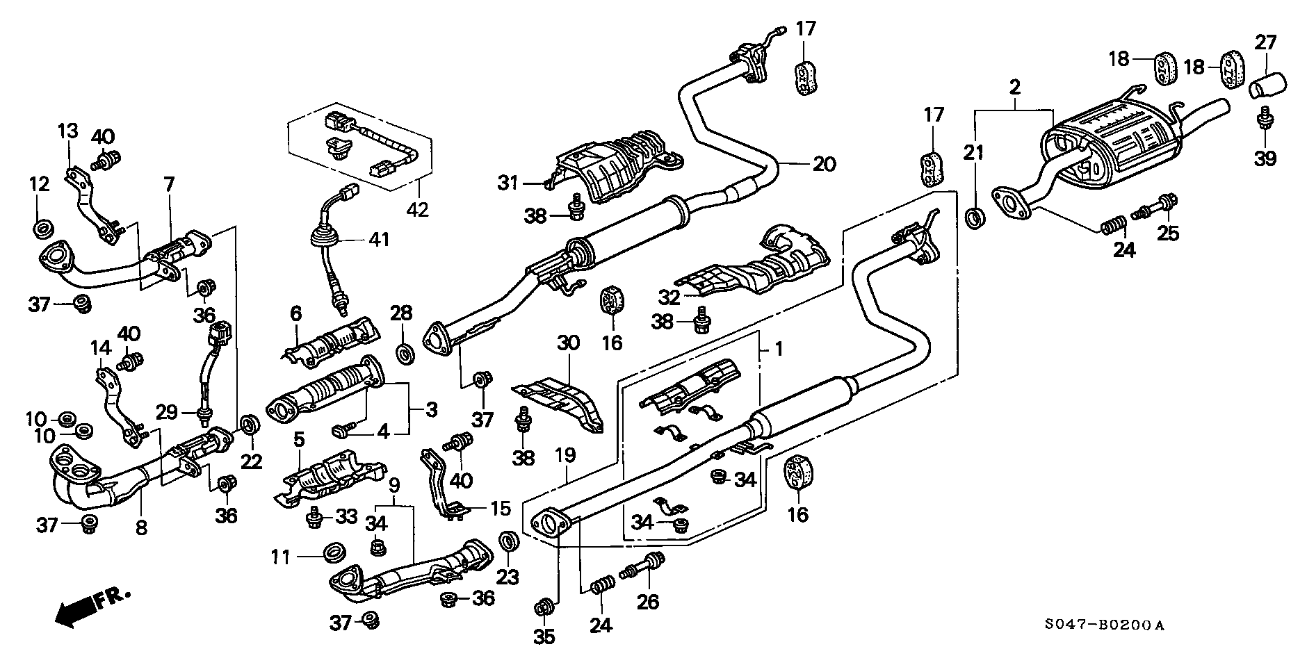 Honda 18215-ST7-J00 - Втулка, стабілізатор avtolavka.club