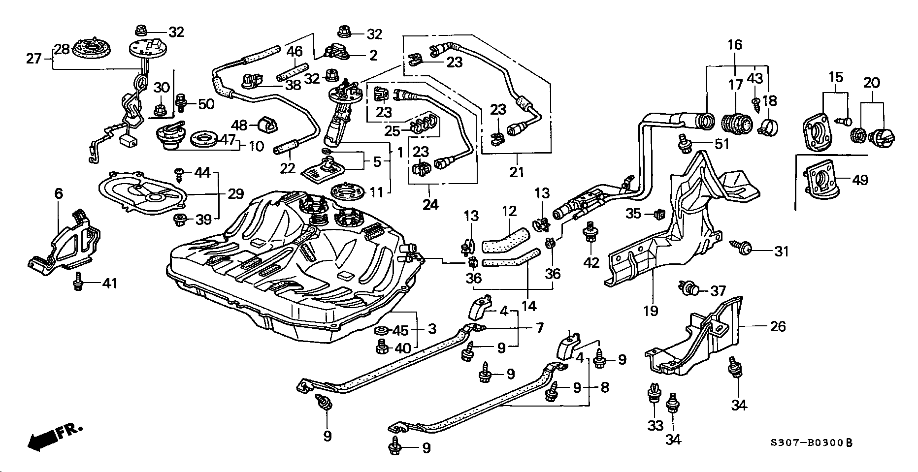 FORD 17040-S30-A30 - Паливний насос avtolavka.club