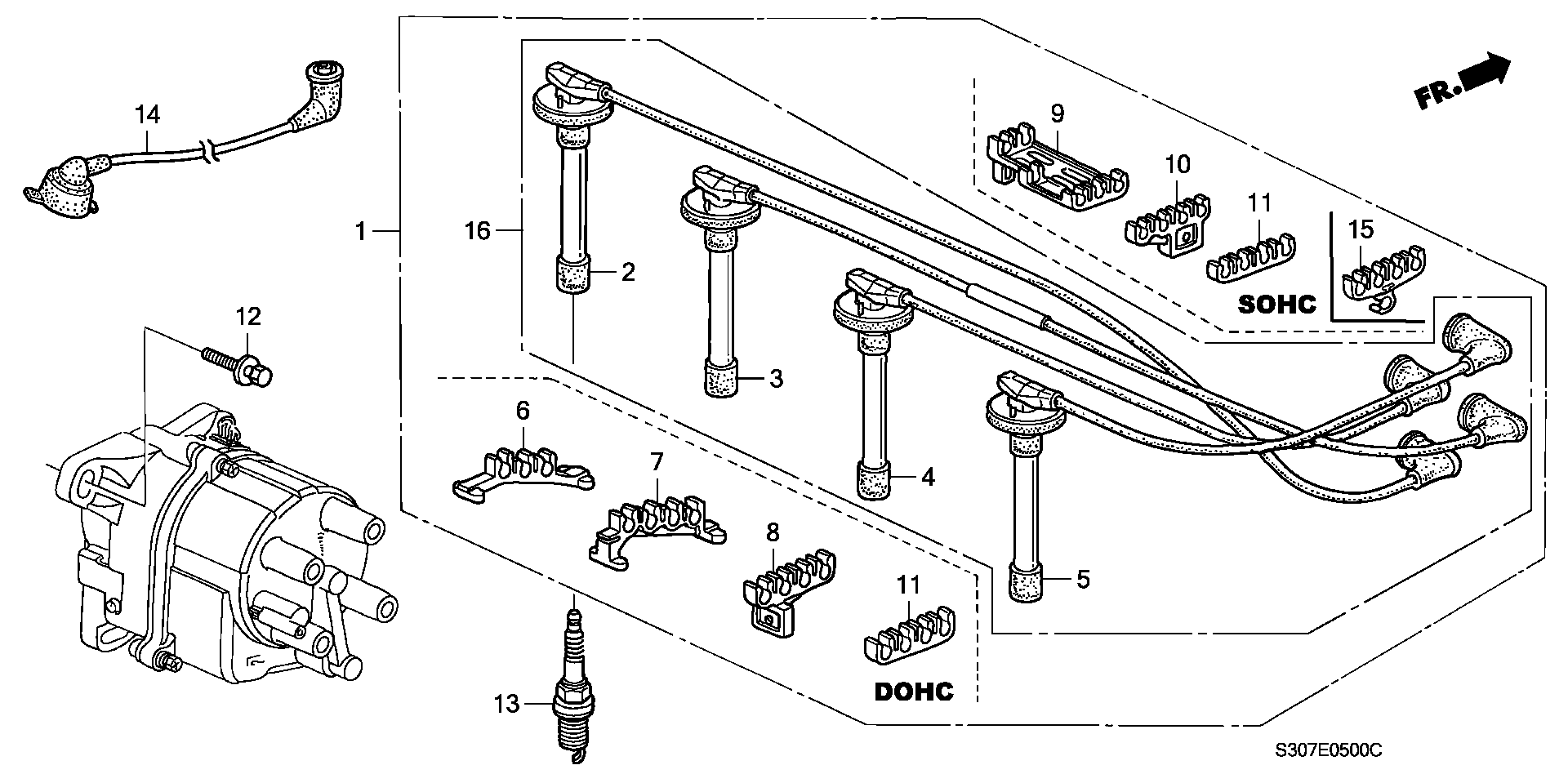 Honda 98079-5614N - Свічка запалювання avtolavka.club