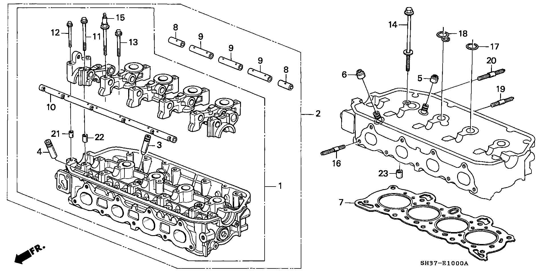 Honda 12210-PJ7-003 - Кільце ущільнювача, шток клапана avtolavka.club