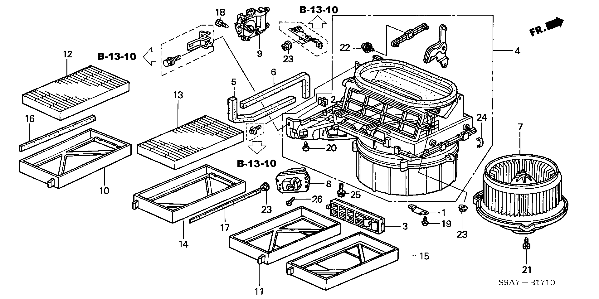 Honda 80292-SCA-E11 - Фільтр, повітря у внутрішній простір avtolavka.club