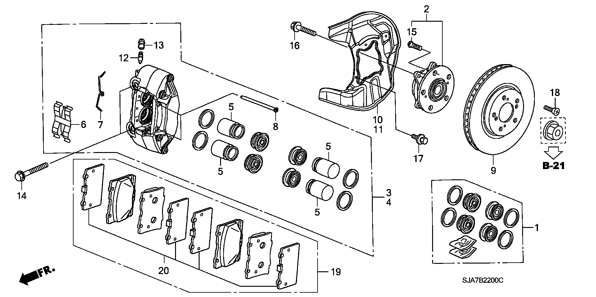 Honda 45251-SJA-E91 - Гальмівний диск avtolavka.club