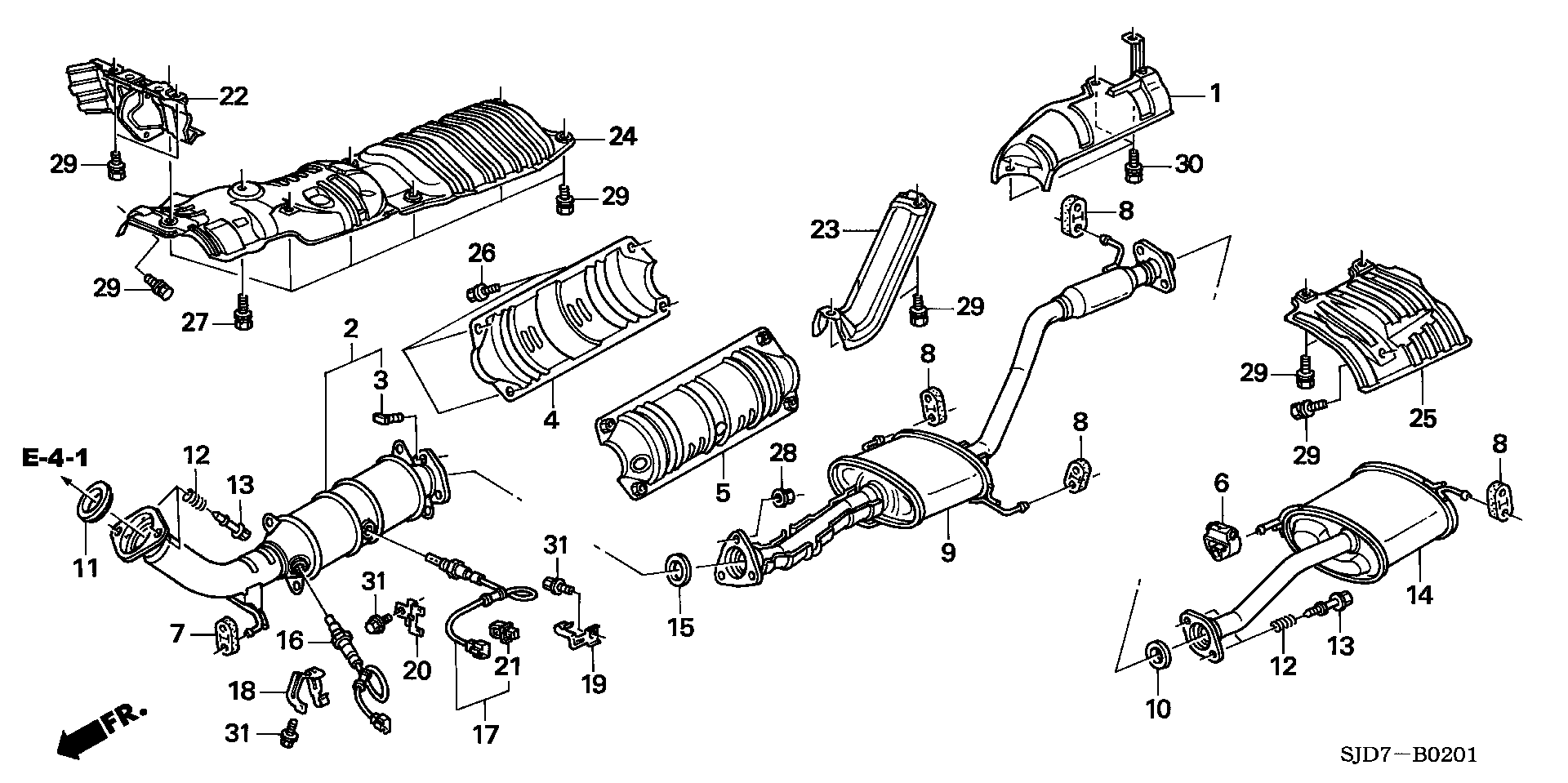 Honda 18215SL5A00 - Втулка, стабілізатор avtolavka.club