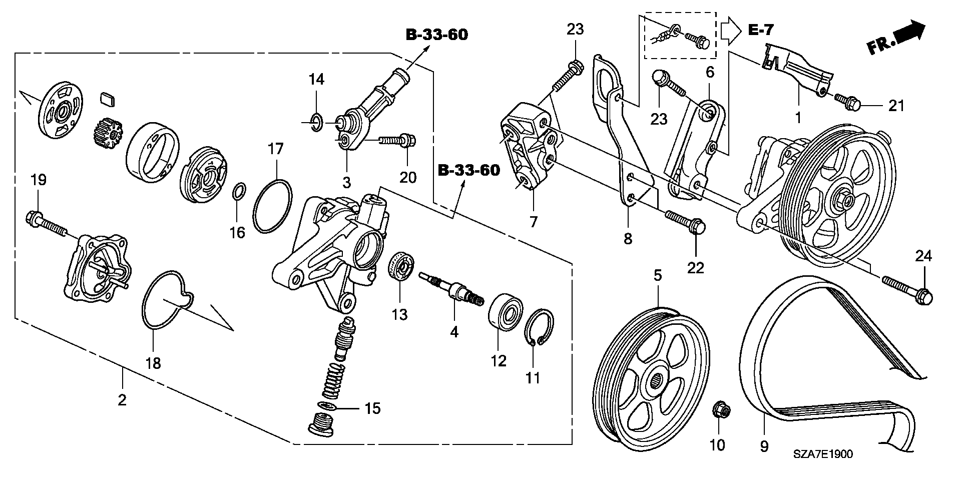 Honda 56992-R70-A01 - Поліклиновий ремінь avtolavka.club