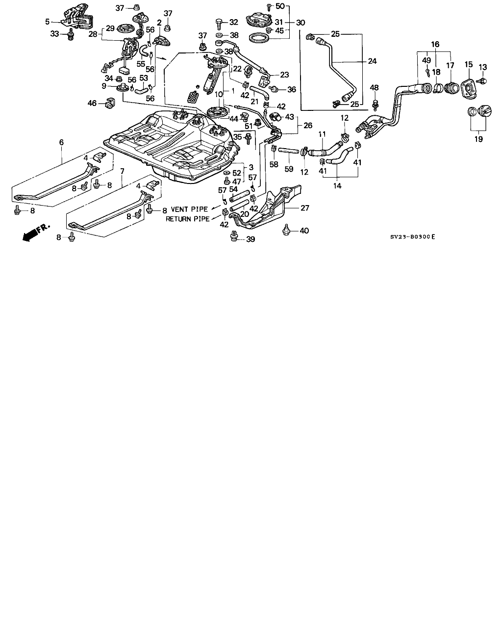 Honda 17040-SV1-A30 - Паливний насос avtolavka.club