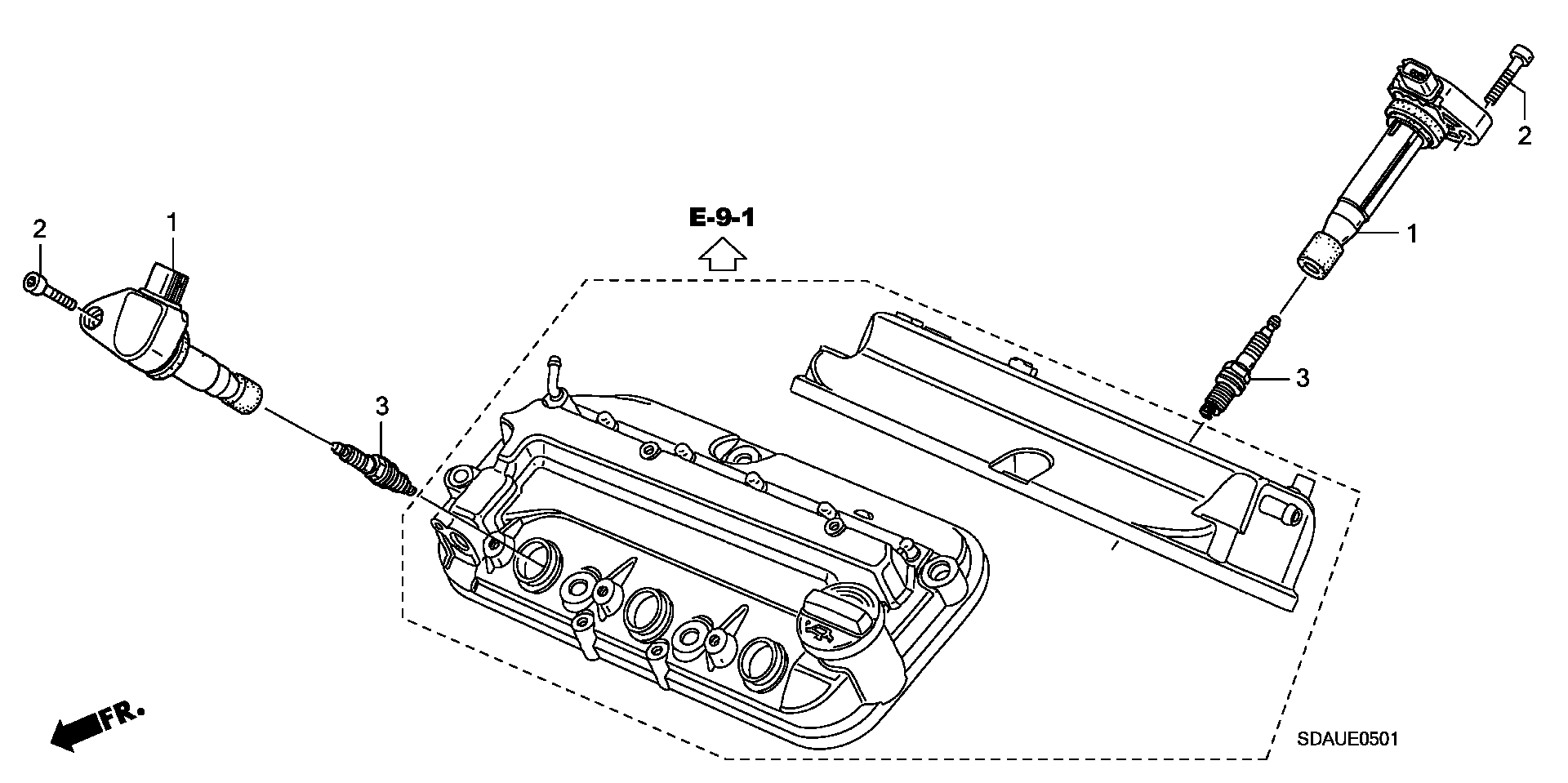 Honda 9807B-5615P - Свічка запалювання avtolavka.club