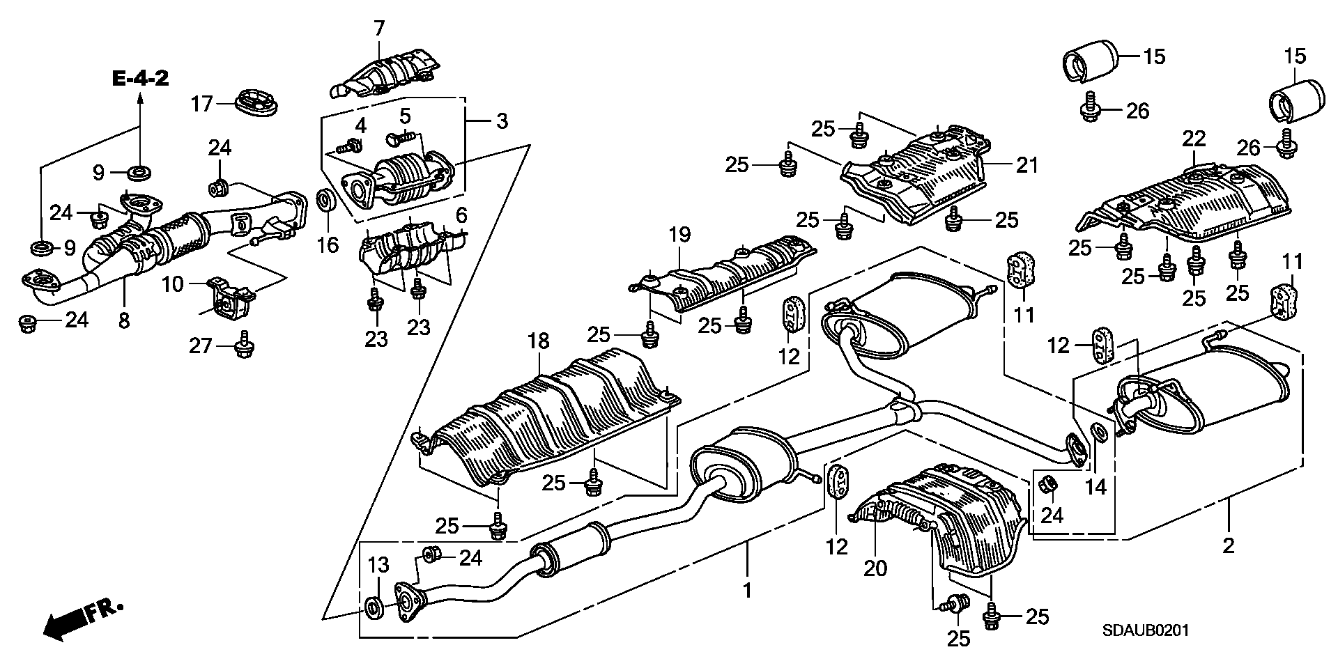 FORD 18212SA7003 - Прокладка, труба вихлопного газу avtolavka.club