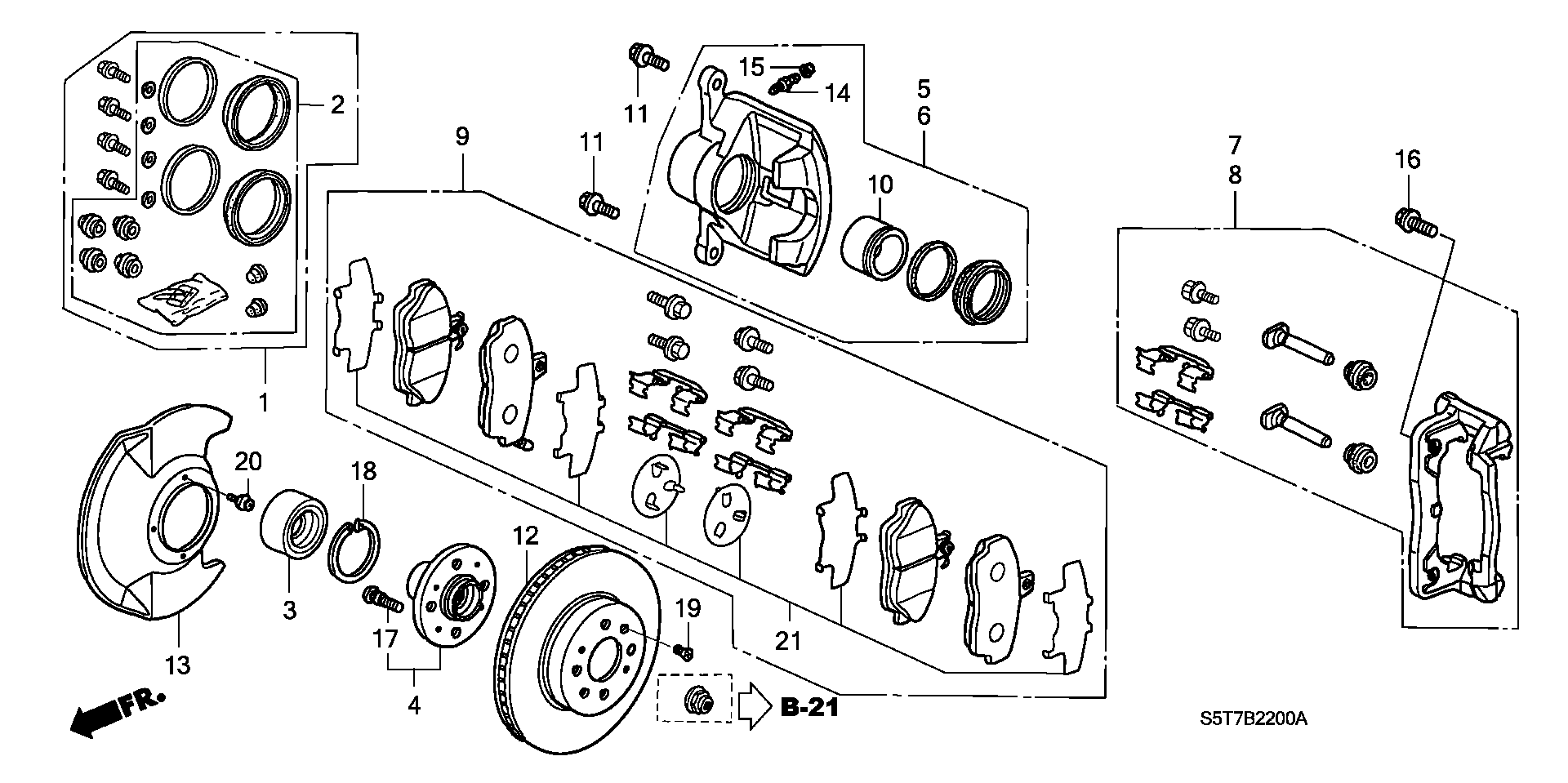 ACURA 44300S1AE01 - BEARING ASSY., FR. HUB avtolavka.club