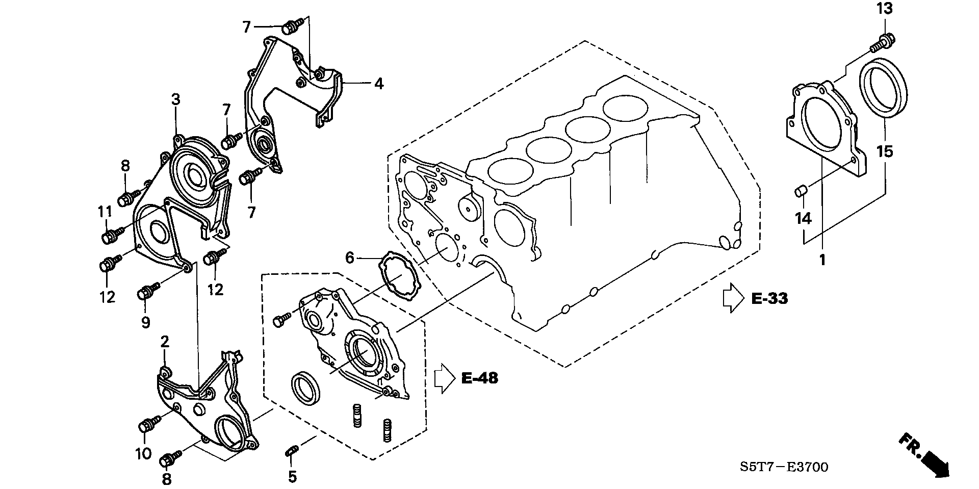 Honda 91220-PLZ-D10 - Ущільнене кільце, колінчастий вал avtolavka.club