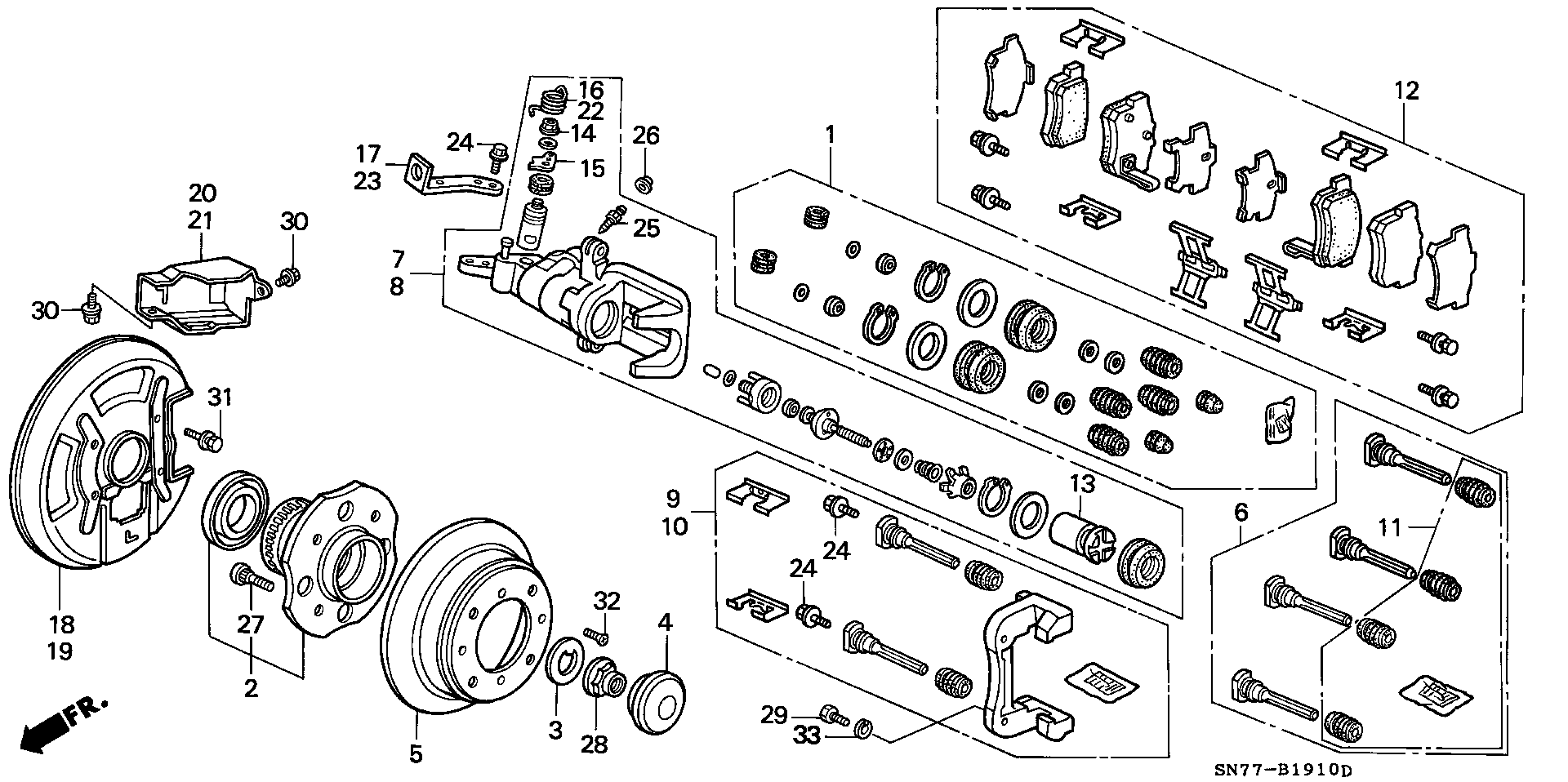 Rover 43012SN7G00 - Гальмівний супорт avtolavka.club