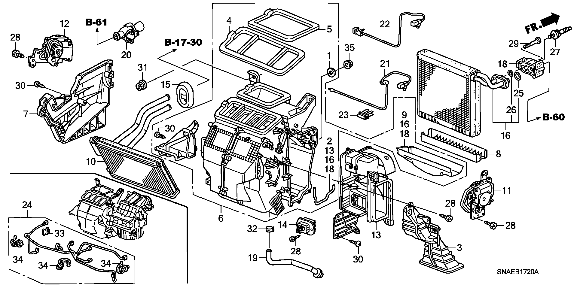 Honda 80221SNAA01 - Розширювальний клапан, кондиціонер avtolavka.club