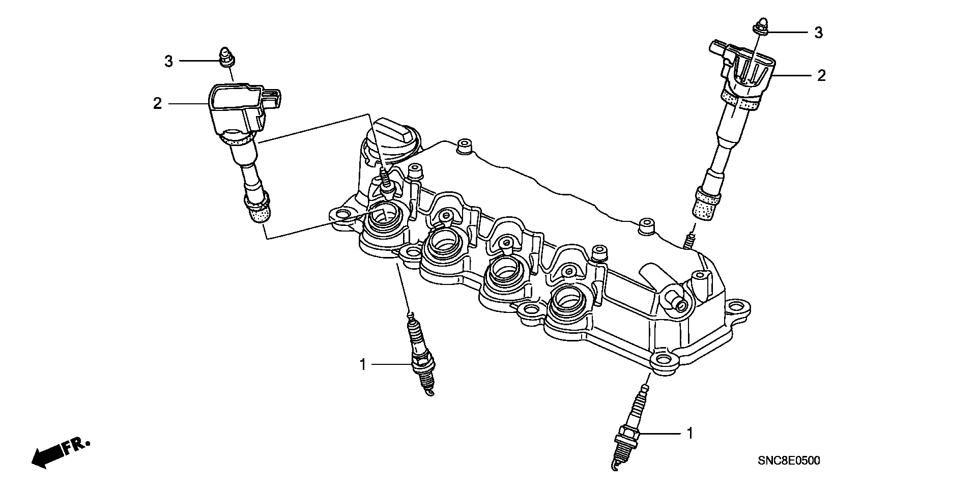 Honda 12290-RMX-003 - Свічка запалювання avtolavka.club