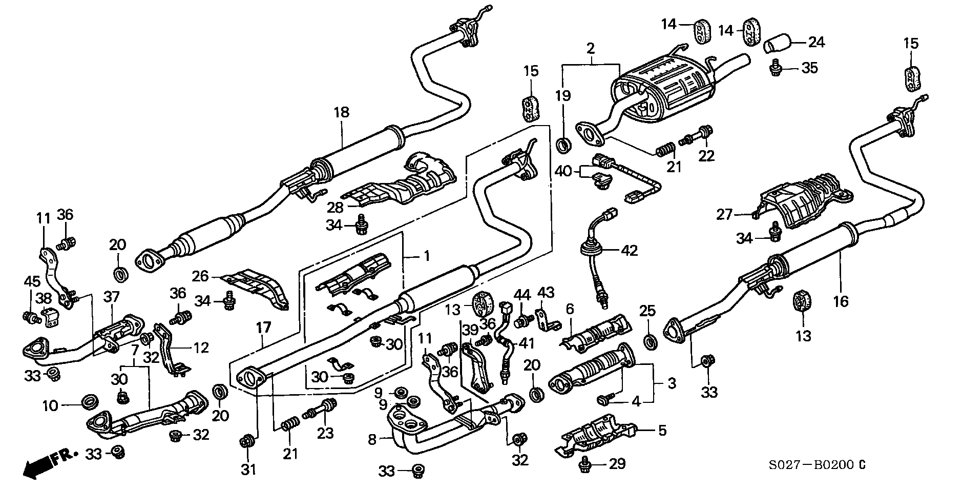 Opel 18212SF4000 - Кільце ущільнювача, труба вихлопного газу avtolavka.club