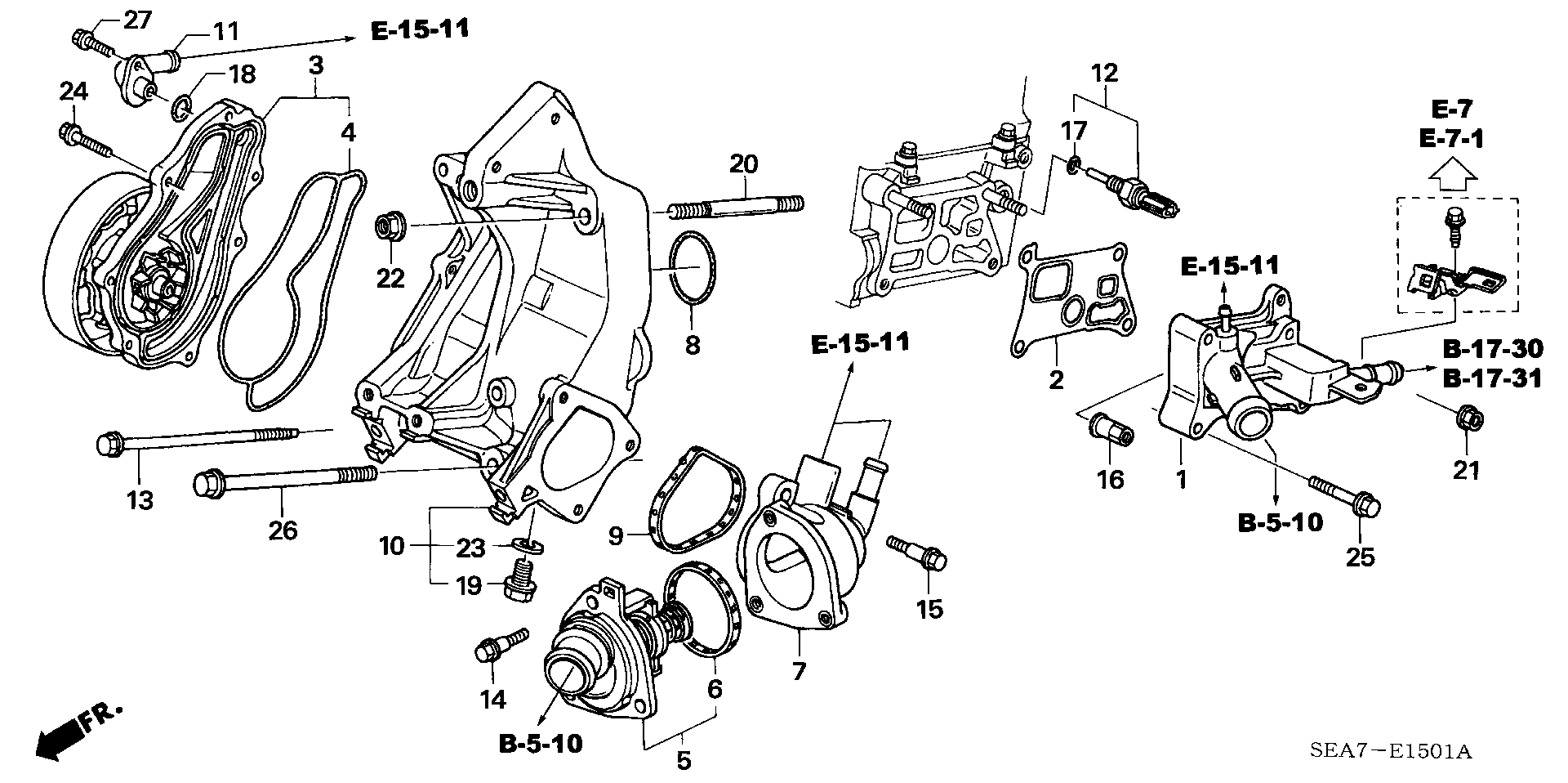 Honda 37870-PNA-003 - Датчик, температура охолоджуючої рідини avtolavka.club