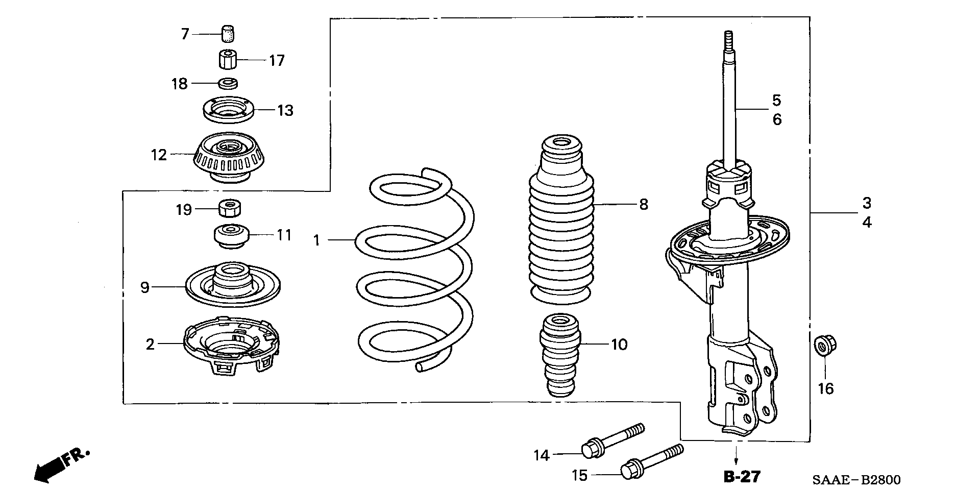 KIA 51920SAA015 - Комплект пилника, рульове управління avtolavka.club