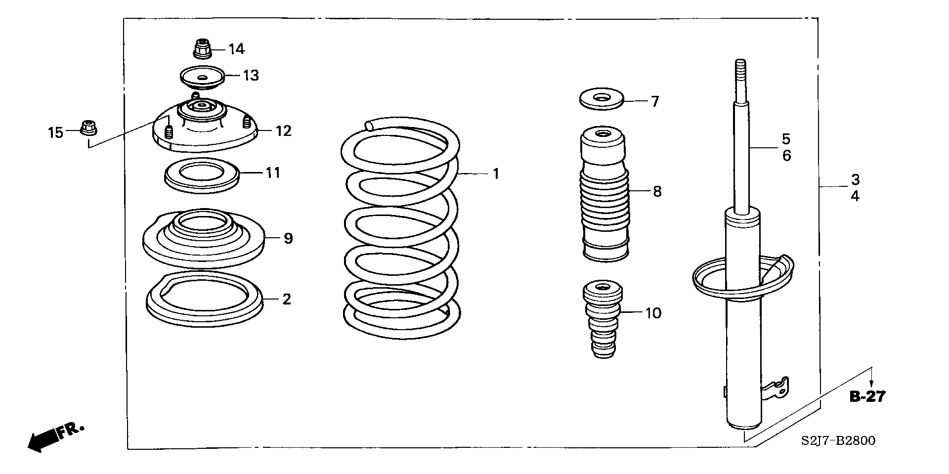 Honda 51401-S4N-961 - Пружина ходової частини avtolavka.club