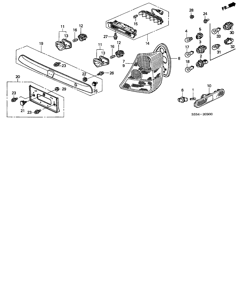 Honda 34901-S6D-G01HE - Лампа розжарювання, освітлення щитка приладів avtolavka.club