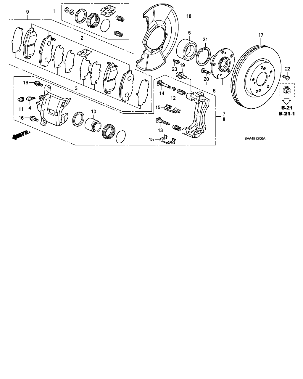 Honda 44300-SNA-951 - Комплект підшипника маточини колеса avtolavka.club