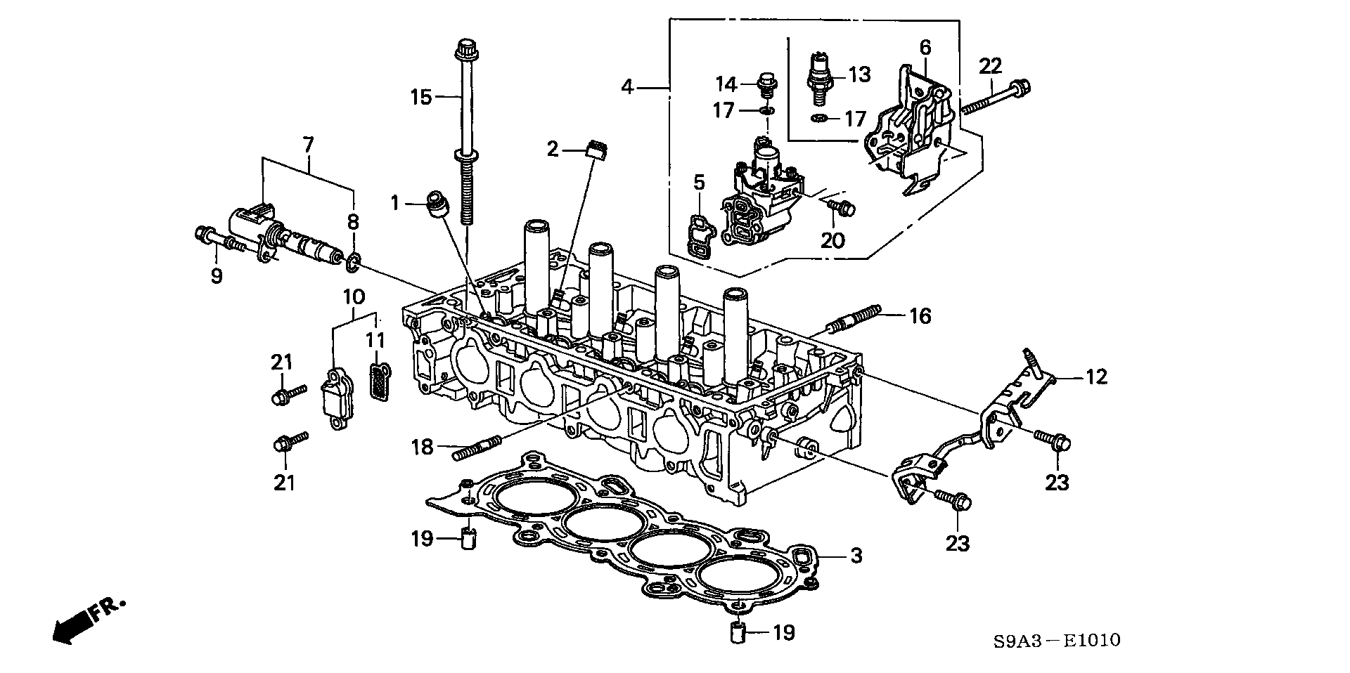 Honda 12210-PZ1-004 - Кільце ущільнювача, шток клапана avtolavka.club