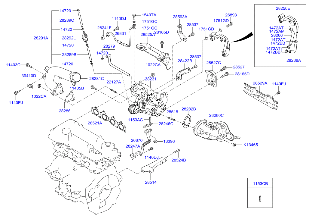 KIA 28231-2B700 - Група корпусу, компресор avtolavka.club