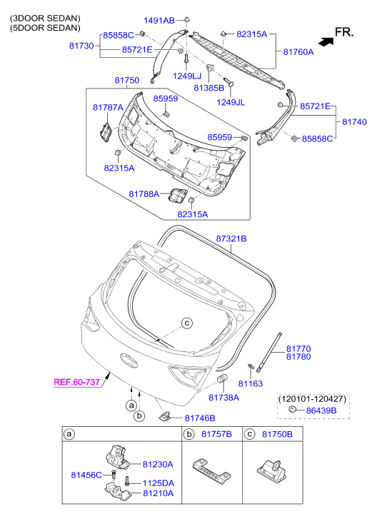 KIA 81770-A6000 - Газова пружина, кришка багажник avtolavka.club