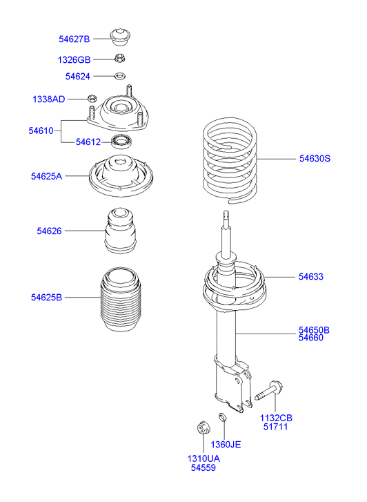 KIA 5465025700 - Амортизатор avtolavka.club